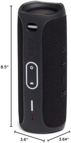 JBL Flip 5 Waterproof Portable Bluetooth Speaker - Black (Renewed)