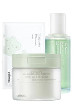 celimax Ji.Woo.Gae Cica BHA Blemish Toner Pad (60 Pads) + The Real Cica Niacinamide AC Calming Serum 40ml + The Real Cica Calming Ampoule Mask 27ml (5EA) Bundle