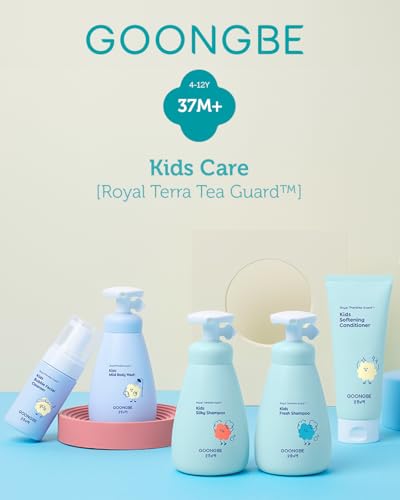 Kids' Silky Shampoo - Korean Kids Hair Softening Shampoo - Shiny and Glossy Hair for Weak, Frizzy and Tangle Prone Hair - Low pH & Silicone-Free Formula - Allergen Free Scent, 10.1 fl.oz.