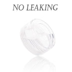 ZEJIA 3 Gram Sample Containers with Lids, 200 Count Tiny Sample Jars, 3ML Makeup Cosmetic Containers for Lip Balms, Lotion, Powder, Beauty Products(Clear Lids)