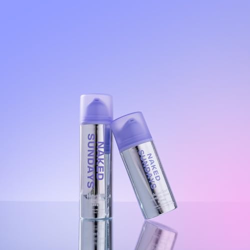 Naked Sundays CabanaClear SPF 50 Water Gel Serum - Daily Lightweight & Hydrating SPF Sunscreen Hyaluronic Acid & Vitamin E, Broad Spectrum, Oil-Free, Silicone Free, Fragrance-Free for All Skin Types