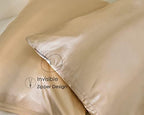 Yanibest Satin Pillowcase, King Size Pillow Cases Set of 2 - Silk Pillow Cases for Hair and Skin with Zipper, Silk Pillow Cases King for 20"x40", Exquisite Packaging for Women Men