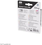 Gamegenic Star Wars: Unlimited Premium Tokens PRO - Enrich Gameplay with Acrylic Double-Sided Token Set, 55 Pieces Including Damage, Shield, and Modifier Counters