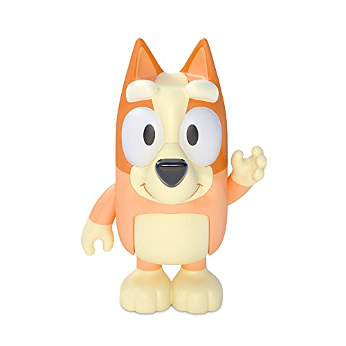 Bluey Family Figure 4-Pack – Includes, Bingo, Mum (Chilli) & Dad (Bandit), Poseable Collectible Toys for Kids, Durable Cake Toppers, for Toddlers & Fans, Ages 3+