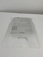 50 Pcs Plastic Wire Shelf Label Holders, 3" x 1.65" Clear Price Tag Holder with Double Snap Lock Closure - Reusable Plastic Basket Label Holders for Market, Retail Shop, and Pantry