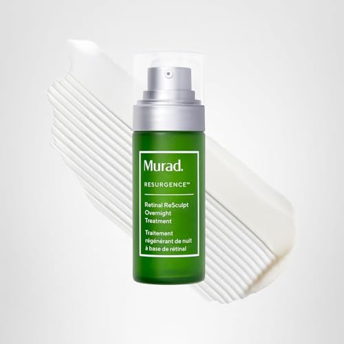 Murad Retinal ReSculpt Overnight Treatment - Advanced Face and Neck Serum with Encapsulated Retinal, Kangaroo Paw, Olive, & Oat Smooths Deep Wrinkles and Crepey Skin, & Lifts Sagging Skin - 1 Fl Oz