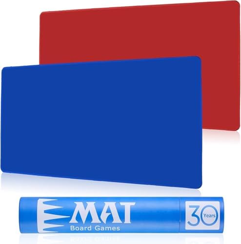 MTG Playmat for TCG Card Playing Game - 2Pcs Stitched Play Mat with Tube for Cards Gameplay, MTG, Yugioh, Magic The Gathering (24 x 14 in, 2 Pack)