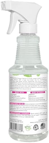 Mighty Mint Vinegar Cleaner, All-Purpose Spray, Spearmint Scent, 16oz