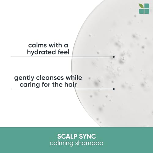 Biolage Scalp Sync Calming Shampoo - Calms & Hydrates Dry or Irritated Scalp, Paraben & Silicone Free, Vegan & Cruelty Free