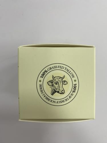 Beef Tallow for Skin, Beef Tallow and Honey Balm, All-Natural Face Body Moisturizer Nourishes and Hydrates the Skin, Grass Fed Whipped Tallow Honey Balm Infused with Raw Wild Honey 2oz
