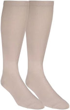 Truform Women's 15-20 mmHg Medical Compression Socks, Moderate Support Soft Stretch Comfort Microfiber, Knee High, Closed Toe, Tan, Medium