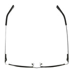 Foster Grant Men's Lamar Rectangular Reading Glasses, Gunmetal/Transparent, 59 mm