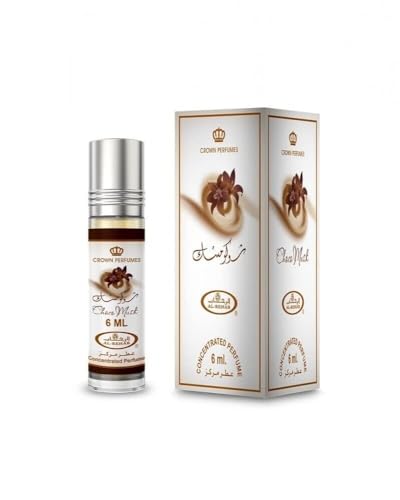 Al-Rehab Choco Musk Concentrated Perfume Rollerball for Unisex, 0.2 Ounce (Pack of 2)
