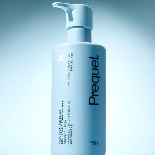 Prequel Skin - Urea Advanced Relief Moisturizing Milk - 2 Pack - Face and Body Moisturizer - Unscented - 13.5 Fl Oz