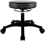 TAKE UR SEAT® 15" Table Height Adjustable Round Seat Stool Heavy Duty Built and Shipped Within 24 Hours, Spa, Medical, Lab, Black (Self-Braking Caster)