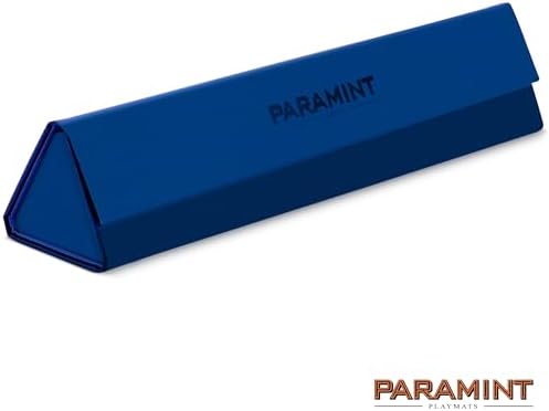 MatShield Dark Blue, Durable Playmat Case - Compatible with Magic The Gathering, MTG Play Mat Tube - MTG Accessories - Premium Satin with Fabric Interior, Magnet Snap Closure