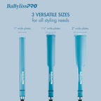 BabylissPRO Nano Titanium Ultra-Thin Hair Straightener, Professional Flat Iron For All Hair Types