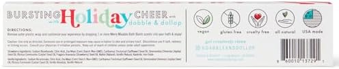 Dabble & Dollop Fizzy Cane Bath Bombs - Natural Droplets for Kids, 100% USA-Made, Paraben & Sulfate Free, Vegan, Gluten-Free, Tear-Free, Moisturizing & Fun (Set of 12)