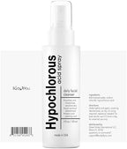 BodyJ4You Hypochlorous Acid Spray for Face Cleaner - HOCL Facial Toner Acne Sensitive Skin - HOCL Molecule Spray Topical Skin Redness Relief Breakouts - Piercing Aftercare Fine Mist - Pack of 2