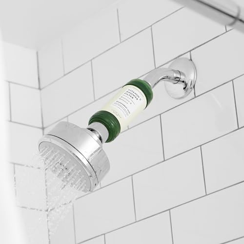 VOESH Vitamin C Shower Filter, Shower Aromatherapy, Water Purifier, Water Softener, Vegan Probiotics, Spa Shower Head, Water Filter, Shower Self-Care