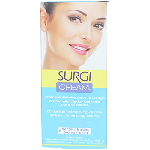 Surgi Cream Hair Remover for Face Extra Gentle 1 oz