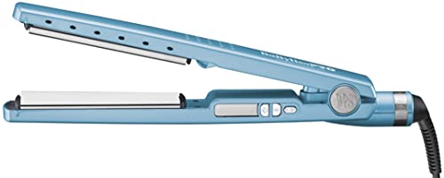 BabylissPRO Nano Titanium Ionic Hair Straightener, Professional Flat Iron For All Hair Types