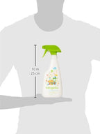 Babyganics Toy & Highchair Cleaner Spray, Fragrance Free, 17oz Spray Bottle