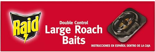 Raid Double Control Large Roach Baits (8 Count (Pack of 5))