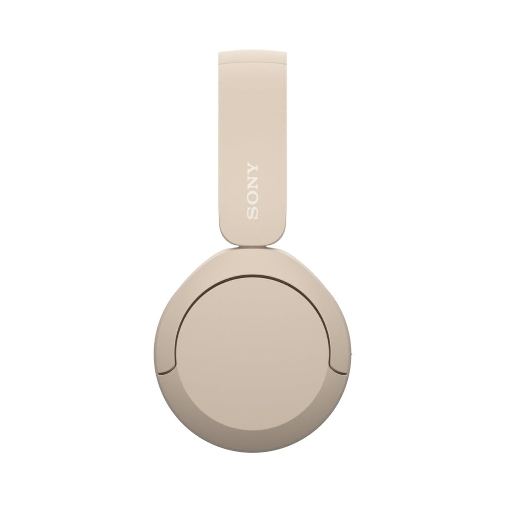Sony WH-CH520 Wireless On-Ear Bluetooth Headphones with Mic, Cappuccino