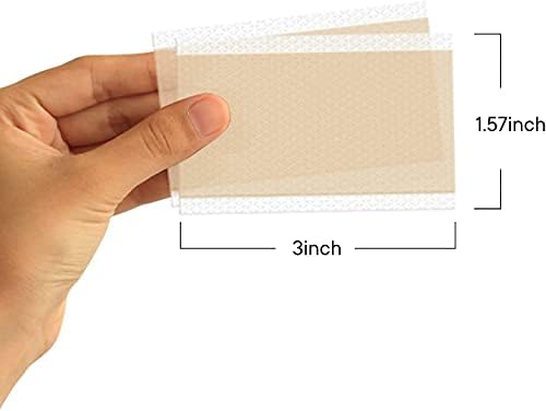 Aroamas Scar Silicone Scar Tape– Softens & Flattens Scars from Surgery, Injury, Burns, C-Section, Scratch Marks – Reusable Medical-Grade Silicone Scar Sheets for All Skin Types [3"x1.57", 8 Sheets]
