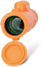 Starscope 10x42 Monocular for Adults - High Power HD Mini Telescope Monoculars Birdwatching Hunting Hiking Wildlife Viewing | BAK4 Prism Scope, FMC Lens, Wide Field of View (Orange)