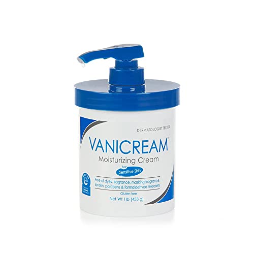 Vanicream Moisturizing Skin Cream for Sensitive Skin with Pump Dispenser - 16 oz, Pack of 2