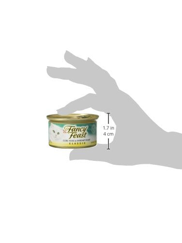 Purina Fancy Feast Seafood Classic Pate Variety Pack, 3 oz Cans, 30-Pack