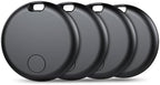 Air Tracker Tags-4 Pack: Smart Bluetooth Tracker, Item Finder Works with Apple Find My (iOS Only) App, Trakcer Tag Locator for Keys, Luggage, Satchel, Backpack etc. (Not for Android Devices)