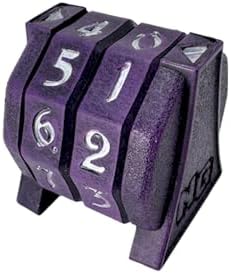 NERD GEAR LifeTrax - MTG Life Counter - Essential MTG Accessories for Magic The Gathering Commander Players - Durable, Sleek, and Professionally Made for TCG, DND, RPGs, and MTG (Mystic Purple)