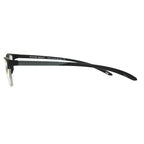 Foster Grant Men's Paolo Square Reading Glasses, Black/Transparent, 59 mm + 1.25