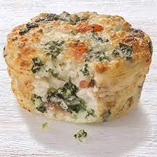 Garden Lites Veggies Made Great Spinach Egg White Frittatas (Pack of 2) - 20 Individually Wrapped Frozen Frittatas in Each Box, 40 Total - Gluten-Free