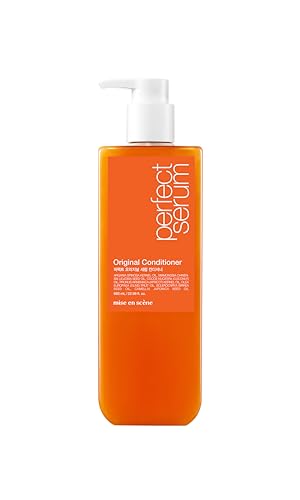 Mise En Scene Perfect Serum Original Conditioner For Damaged Hair, Nutrient Care With Argan Oil, Containing Jojoba-Seed-Oil For Smooth, Glossy Texture, 22.99 Fl. Oz.