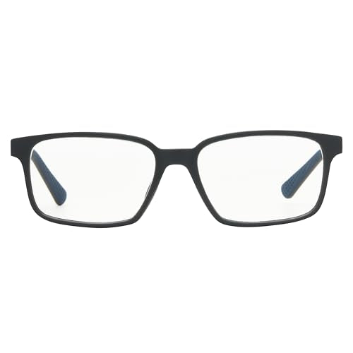 Foster Grant IRONMAN Men's Chase Square Reading Glasses, BLACK, 1.5x