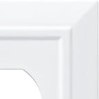 Franklin Brass Classic Architecture (3-Pack) Outlet Covers Pure White 1-Gang Wall Plate Single Duplex Switch Plates Electrical Guard W35242V-PW-C
