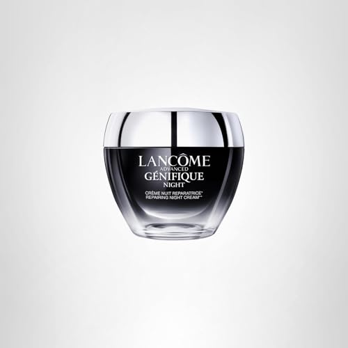 Lancôme Advanced Génifique Night Cream - Repairs Skin Barrier Overnight - With Bifidus Prebiotic, Hyaluronic Acid & Triple Ceramide Complex - 1.7 Fl Oz