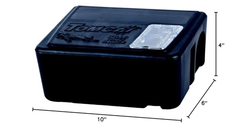 Tomcat Rat & Mouse Killer Child & Dog Resistant, Refillable Station, 1 Station, 15 Bait Blocks (4-Pack)