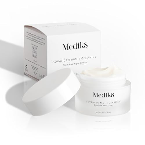 Medik8 Advanced Night Ceramide - Plumping, Hydrating Night Cream for Face - Face Moisturizer with Skin Tightening Ceramides and Antioxidants - 1.7 oz