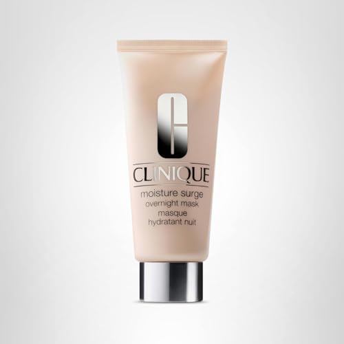Clinique Moisture Surge Oil Free Overnight Face Mask With Aloe Vera For All Skin Types | Hydrating + Plumping, 3.4 Fl Oz
