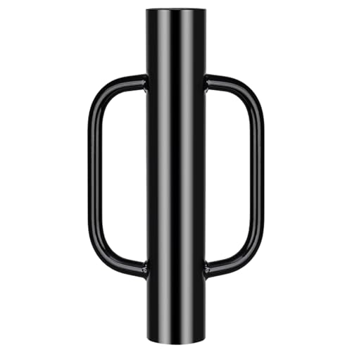 Gtongoko 12LB T Post Driver with Handles Heavy Duty Fence Post Driver Post Pounder for T-Posts，U Channel，Metal Post and Sign Post Pole Driver Tool,17 Inch Black
