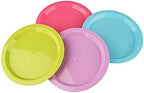 24 pc Kids Dinner Set by Mainstays, BPA free, Microwave/dishwasher safe, toddler snack/meals, mixed colors