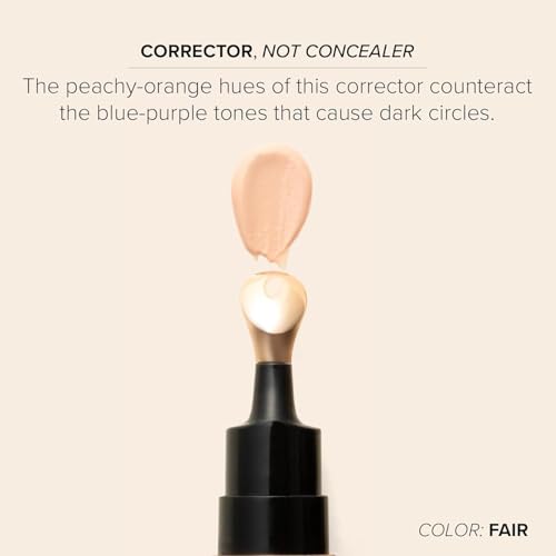DRMTLGY Luminous Eye Corrector SPF 41, Under Eye Color Corrector for Dark Circles, Anti-Aging Tinted Eye Cream, Hydrating Eye Serum with Peach Undertone FSA/HSA Eligible, Tan