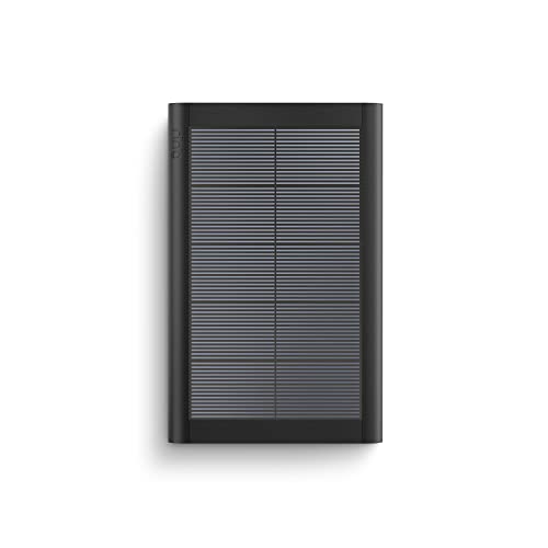 Ring Small Solar Panel, 1.9W for Outdoor Cam Plus, Outdoor Cam (Stick Up Cam), Stick Up Cam Pro, Spotlight Cam Plus, Spotlight Cam Pro - Black