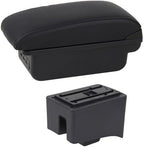 OQHAIR Armrest Box Armrest Box Leather Arm Rest Center Console Storage USB Car Accessory For VW For Vento For Polo V 2009-2020