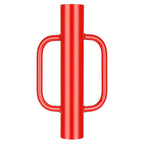 Gtongoko 12LB T Post Driver with Handles Heavy Duty Fence Post Driver Post Pounder for T-Posts，U Channel，Metal Post and Sign Post Pole Driver Tool,17 Inch Red